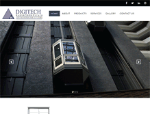 Tablet Screenshot of digitechelevators.com